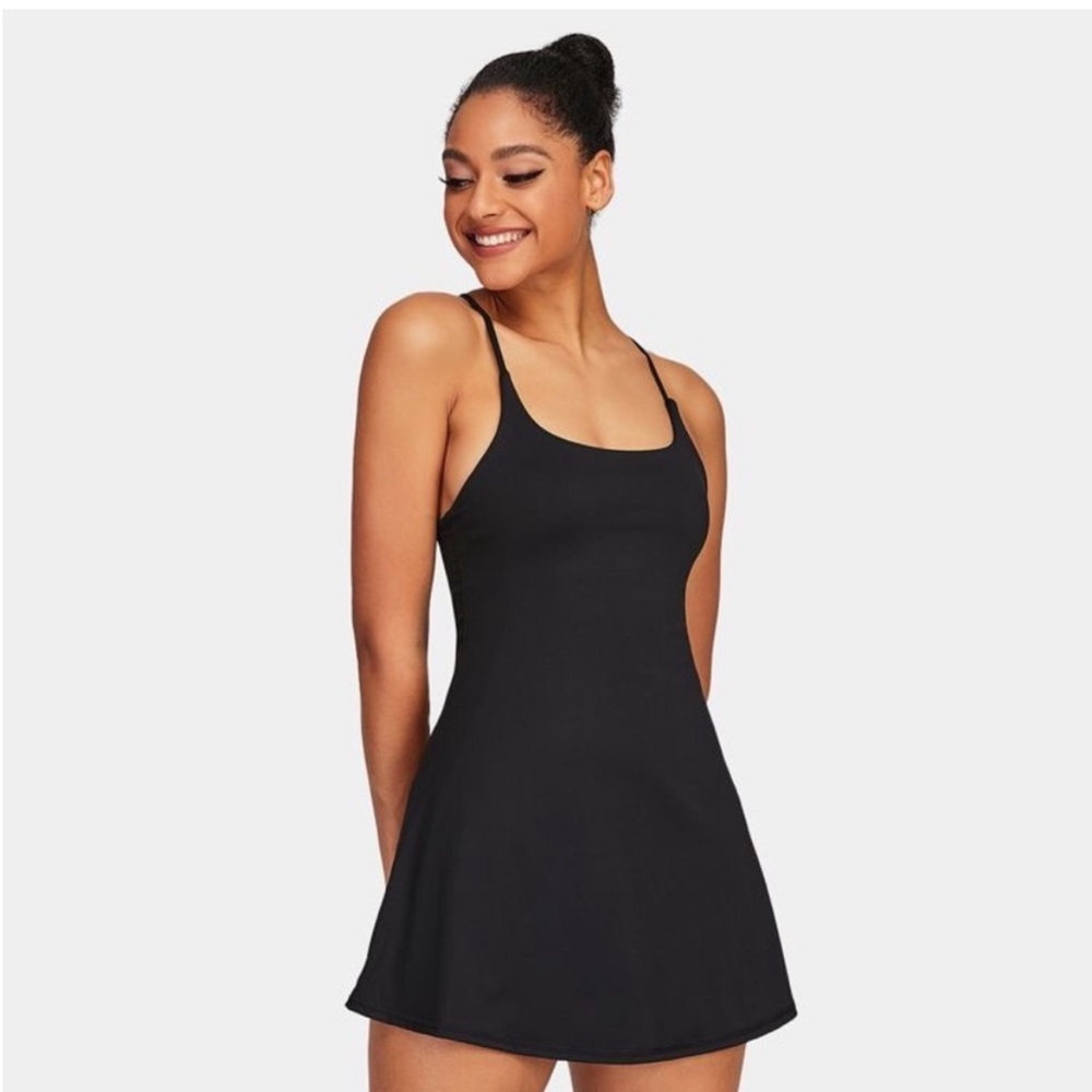 Halara Dresses Everyday Cloudful 2-In-1 Flare Activity Dress-Wannabe